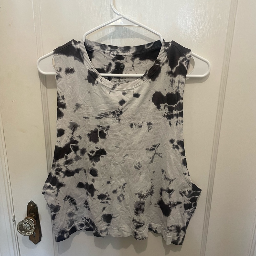 Spiritual gangster tie dye workout top